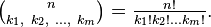 Combination and placement permutations (with and without repetitions)