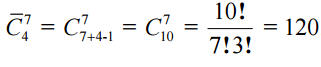 Summary of formulas for all types of combinatorics connections - permutations and placement with repetitions and without repetitions with examples