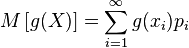   Expected value 