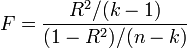   Coefficient of determination 