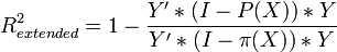   Coefficient of determination 