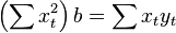 Least square method