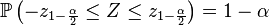   The confidence interval for the expectation of a normal sample 