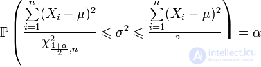   Confidence interval for normal sample variance 