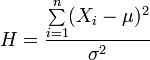   Confidence interval for normal sample variance 