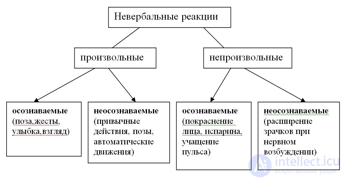   22. Different types of non-verbal reactions 