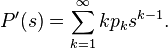 Generating function of a sequence (gentris)