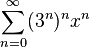 Generating function of a sequence (gentris)