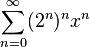 Generating function of a sequence (gentris)