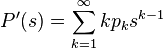 Generating function of a sequence (gentris)