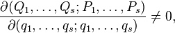 Generating function of canonical transformation