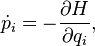 Generating function of canonical transformation