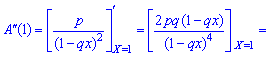 Geometric distribution