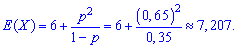 Geometric distribution