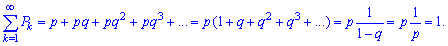 Geometric distribution