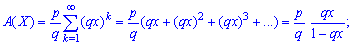 Geometric distribution