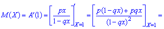 Geometric distribution