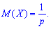 Geometric distribution