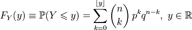   Binomial distribution 