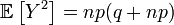   Binomial distribution 