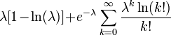   Poisson distribution 