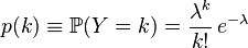   Poisson distribution 