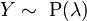   Poisson distribution 