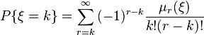   Poisson distribution 