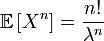   Exponential distribution 