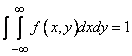   Distribution density of a system of two random variables 