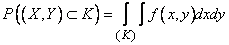   Distribution density of a system of two random variables 