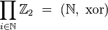   Direct or Cartesian product of two sets 