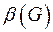 The external stability number of the graph