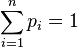   Probability distribution 