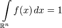   Probability density 