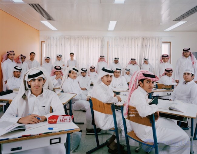   Portrait of world school students  education in different countries 