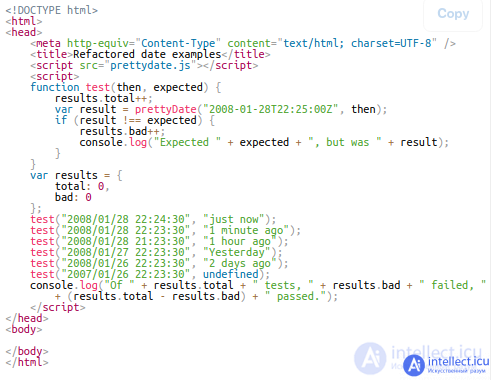   Introduction to unit testing javascript code 