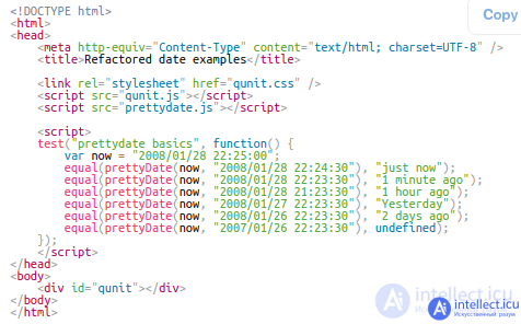   Introduction to unit testing javascript code 