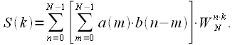 Linear and cyclic convolution