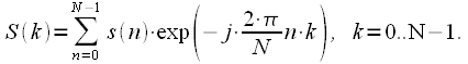 Discrete Fourier Transform (DFT)