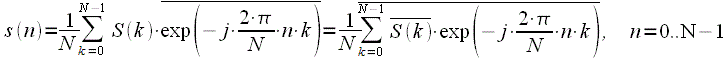 Algorithms of fast Fourier transform FFT (fast Fourier transform).  Principle of construction