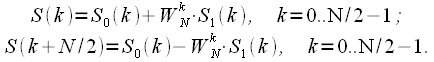   FFT base 2 with thinning time 