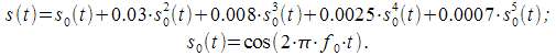 Dynamic recalculation of spectral samples at each sampling clock.  Modified algorithm