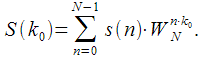 Dynamic recalculation of spectral samples at each sampling clock.  Modified algorithm