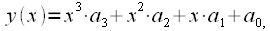 Farrow filters using the example of a third-order filter.  Resampling signals