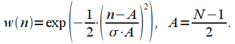   Spectral analysis on a limited time interval.  Window functions 