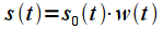   Spectral analysis on a limited time interval.  Window functions 