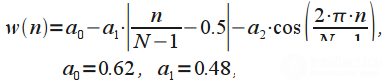   Spectral analysis on a limited time interval.  Window functions 