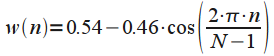   Spectral analysis on a limited time interval.  Window functions 