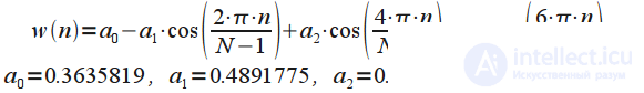   Spectral analysis on a limited time interval.  Window functions 